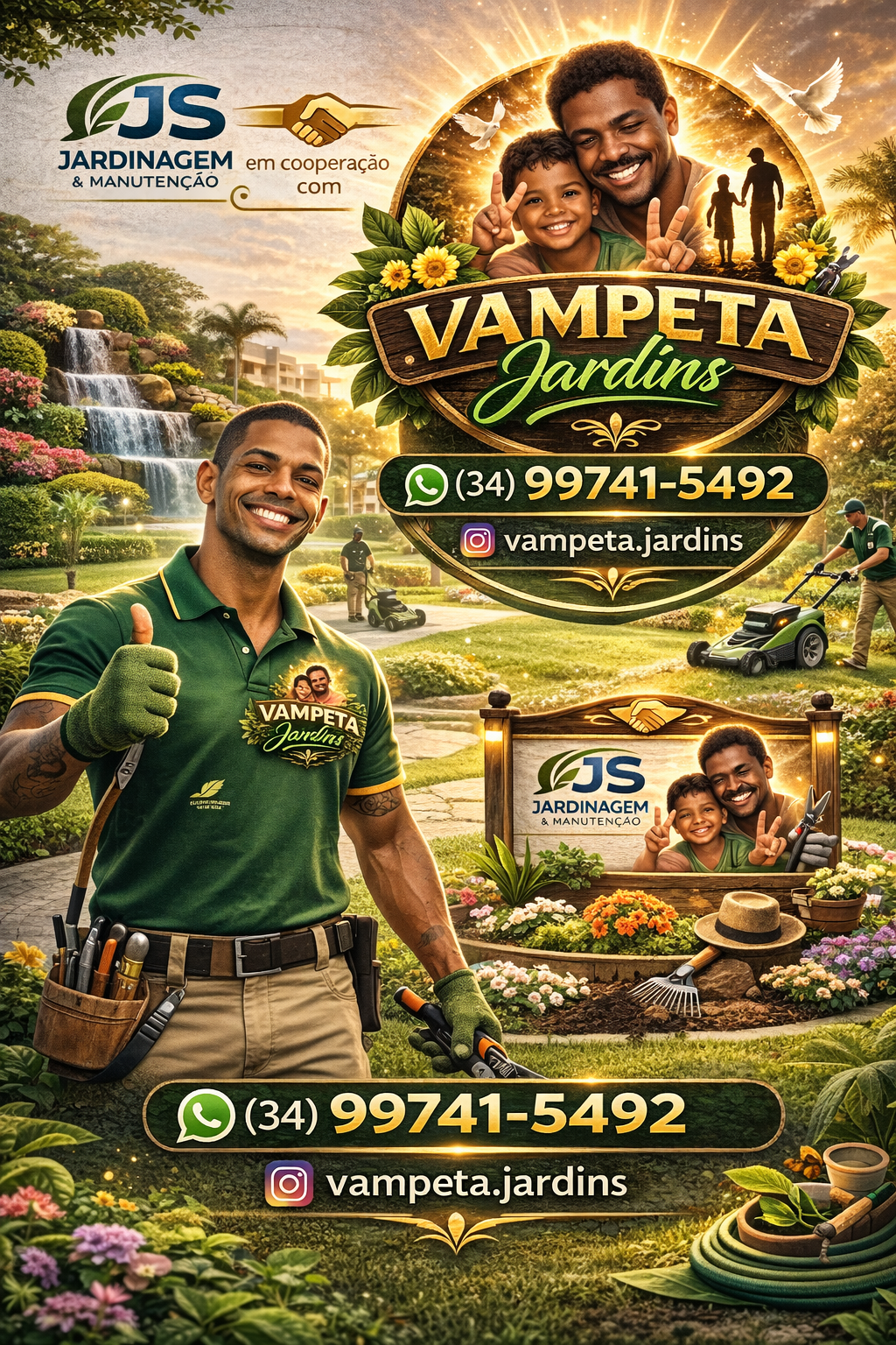 Flyer Vampeta e JS
